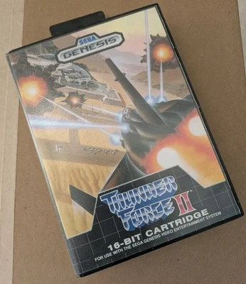 Sega Genesis Thunder Force 2 Case And Manual Booklet ONLY - Image 1 of 4