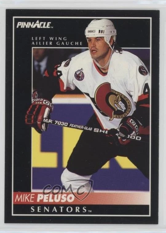 1992-93 Pinnacle Canadian Mike Peluso #379 - Image 1 of 2