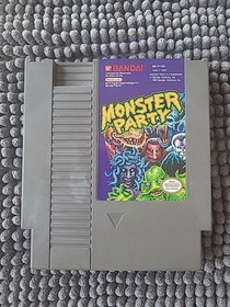 Monster Party NES Game - Tested - Works Great
