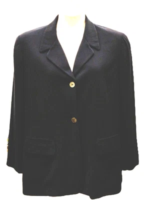 GUC Jones Wear Lined, L/S, Navy Blazer w/Two Pockets - Women's Size 16 - Image 1 of 4