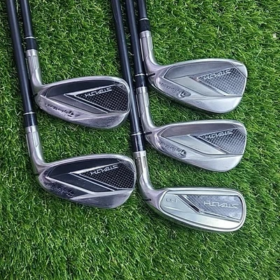 Taylormade Stealth Iron Set 6-PW KBS Max 65 Senior Flex Graphite Shafts  - Image 1 of 4
