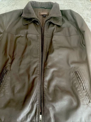Chaqueta de cuero genuino DANIER para hombre con aislamiento aislante talla 2XL Foto 1 de 4