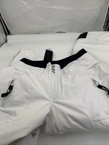 Pantalones de nieve Hurley Flurry para mujer resistentes al viento al agua aislante talla M esquí blanco - Imagen 1 de 11