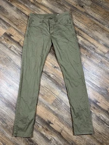 Pantalone Rag & Bone Uomo 30x32 Verde Esercito Fatica Chino Fit 1 Extra Slim Skinny - Foto 1 di 13