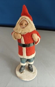 Antique Vtg Christmas Santa Claus Japan Celluloid Face 6.5 Inches  - Picture 1 of 9