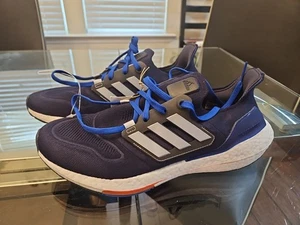 Men's adidas Ultraboost 22 Running Shoes GX6642 Size 9.5 Blue - Picture 1 of 6