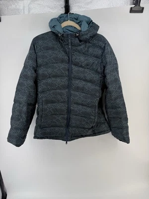 Chaqueta de plumón reversible Columbia para mujer L azul acolchado 80 % plumón Foto 1 de 4