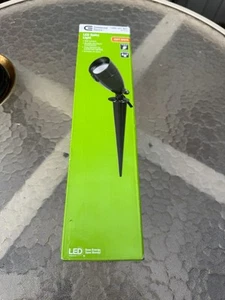 COMMERCIAL ELECTRIC Bronze LED Spike Light Soft White Corded - Picture 1 of 2