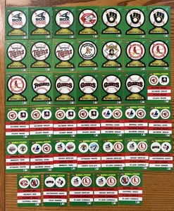 (40) Assorted 1988 Fleer Team Stickers Cardinals Pirates & More! Stadium On Back - Picture 1 of 14