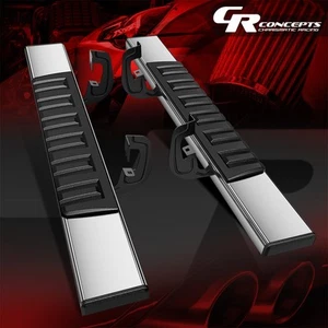 6.75" Step Bar Running Boards for 2007-2019 Chevy Silverado Regular Cab 2-Door - Picture 1 of 9