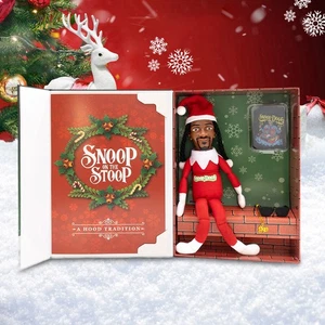 Snoop on The Stoop Snoop Dogg Christmas Red Plush Figurine Christmas Gifts - Bild 1 von 11