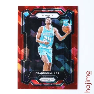 2023-24 Panini Prizm Brandon Miller Red Cracked Ice #152 Rookie RC - Bild 1 von 2
