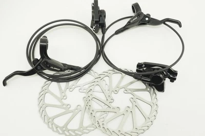 Juego de frenos de disco hidráulicos Clark's Clout-1 con rotores delanteros + traseros Foto 1 de 4