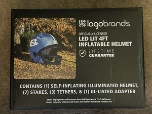 Logobrands LED Lit 4 Foot Inflatable Helmet - North Carolina Tar Heels - Picture 1 of 1