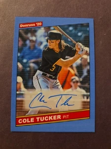 2020 Panini Donruss Retro 1986 Firme Cole Tucker #86S-CT Auto - Foto 1 di 2