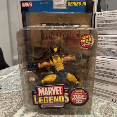 Vintage 2002 ToyBiz Marvel Legends Series III 3 Wolverine 6" Figure New - Image 1 of 4