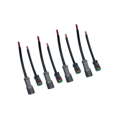8x Heavy Duty Deutsch DT DTP Male/Female Adapters Connectors Pigtails Wiring A6 - Image 1 of 4