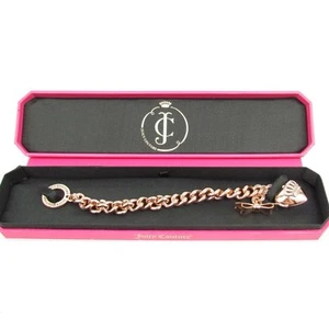 juicy Couture Bow Toggle Heart Crown Locket Bracelet - Picture 1 of 7