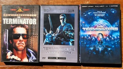 The Terminator / Terminator 2 Judgment Day / The Terminators (3 DVDs) HTF OOP - Image 1 of 4