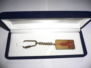 1980 OLYMPIC GAMES MOSCOW USSR Keychain MOCKBA80 with Moscow Olympic Emblem No3 - Picture 1 of 9