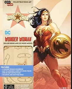 NEW Incredibuilds DC Comics WONDER WOMAN Deluxe Model and Book Set - Picture 1 of 1