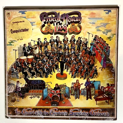 PROCOL HARUM Live w/Edmonton Symphony Orchestra Vinyl LP in SHRINK w/HYPE EX - Imagem 1 de 4