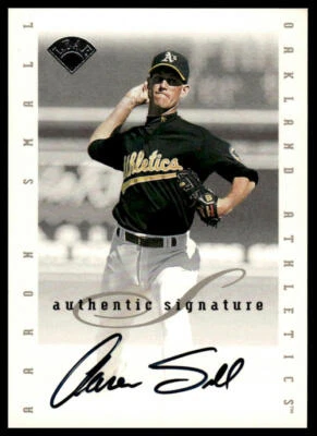 1996 Leaf Signature Series #NNO Aaron Small Extended Series Autographs - Image 1 of 2