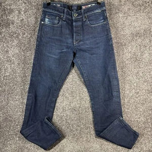 G-Star Jeans Mens 30x32 Selvedge Denim Japanese Button Fly Slim Actual 30x30 - Picture 1 of 13