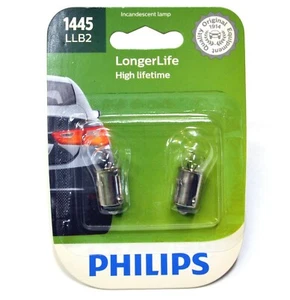 Philips LongerLife BA9s 1445 1.9W Two Bulbs Interior Glove Box Light Replacement - Picture 1 of 7