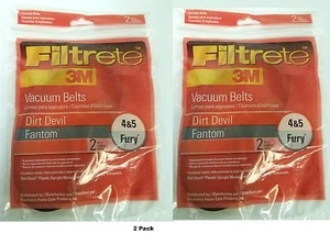 3M Filtrete CINGHIE SOTTOVUOTO Dirt Devil 4&5 Fantom Fury 65045 NUOVISSIME (confezione da 2) - Foto 1 di 3