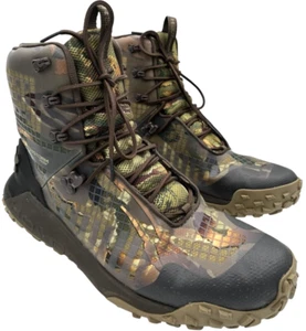Under Armour mens UA HOVR Dawn Waterproof 2.0 Forest/Brown/Bayou size 12.5D - Picture 1 of 13