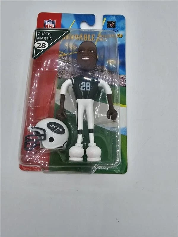 Bobblehead Flexible Curtis Martin #28 New York Jets Players Inc Artículo de Coleccionistas Foto 1 de 4