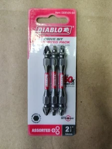 Diablo Assorted Pack #2 PHILIPS #2 SQUARE RECESS T25 TORX DRIVER BITS - Picture 1 of 2