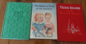 3 Vintage 1946-50 Hardcover Children's Books Trixie Belden Bobbsey Twins Hope - Picture 1 of 11