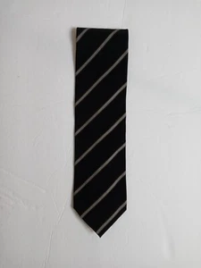Men's Armani Neck Tie Men's Black Tie Armani Collezioni Made in Italy - Picture 1 of 3