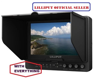 Professional Lilliput 665/S/P HD-SDI Peaking Focus HDMI In&Out Monitor+BATTERY - Image 1 of 4