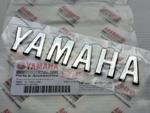 ORIGINAL Yamaha-3D-PVC-Tank-Schriftzug-12cm-Aufkleber-Sticker-120mm-Emblem- 