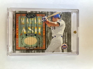 2003 Leaf Donruss Maple and Ash Game Used Bat MIKE PIAZZA #2 LIMITED 089 of 400 - Picture 1 of 5