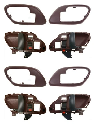 NUEVO 8 piezas Juego de manijas y biseles interiores de puertas ROJOS para camioneta Chevy GMC 95-99 Foto 1 de 4