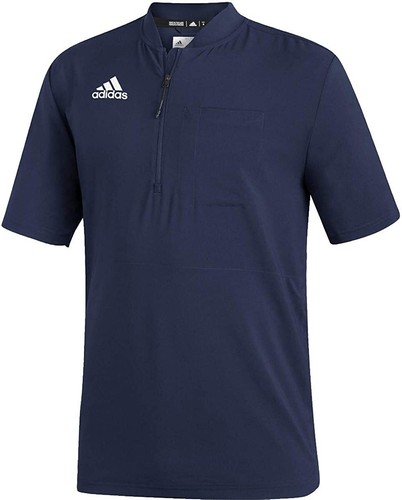 Top Adidas Under The Lights Quarter Zip Uomo Manica Corta Navy Taglia S Nuovo con etichette
