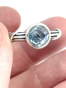 Peter Thomas Roth Ring Sterlingsilber Blautopas Größe 8 - Bild 1 von 5