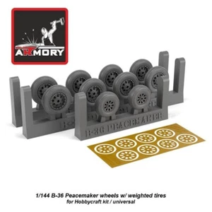 Armory Models AR AW14301 Scale 1/144 B-36 Peacemaker Wheels w/ Weighted Reifen - Bild 1 von 12