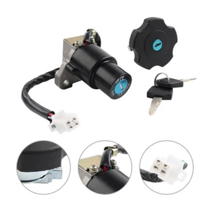 Ignition Switch Lock Set Fuel Cap For Lexmoto Adrenaline For Sinnis Apache - Picture 1 of 11