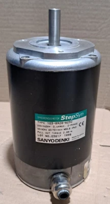 sanyo denki 103-8928-6250 Step-Syn Syncronous stepper motor 1 pcs  #D7809# - Image 1 of 4