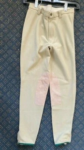 DEVON AIRE Ladies *BREECHES *Sz 30R waist TAN Front Zip VGC - Picture 1 of 4