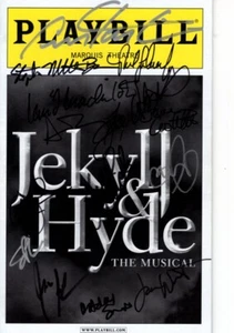 Jekyll & Hyde The Musical Signed Autographed Cast Playbill - Picture 1 of 2