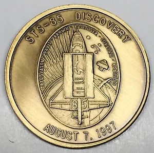 N085 NASA SPACE SHUTTLE COIN / MEDAL, DISCOVERY, STS-85 - Picture 1 of 2