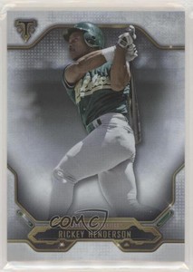 2020 Topps Triple Threads Rickey Henderson #66 HOF