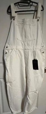 Macacão Levi's 41 x 29" vintage, branco novo com etiquetas - Imagem 1 de 2