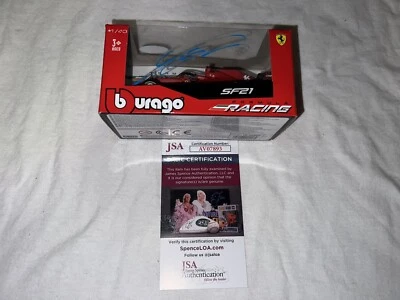 Charles Leclerc Assinado Oficial Ferrari 1:43 Car Star Driver Monaco JSA Autêntico #3 - Imagem 1 de 3